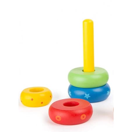 Tour "Ourson" à empiler-en bois