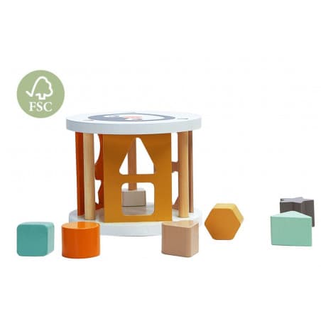 Boite à formes-encastrement en bois