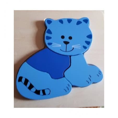Puzzle à encastrement en bois 'Chat' 1er âge