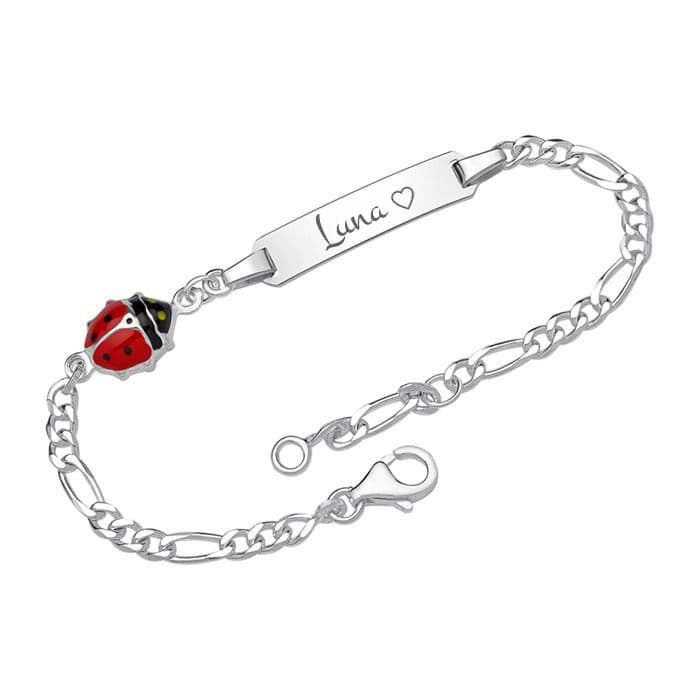 Gourmette argent personnalisée - 0215