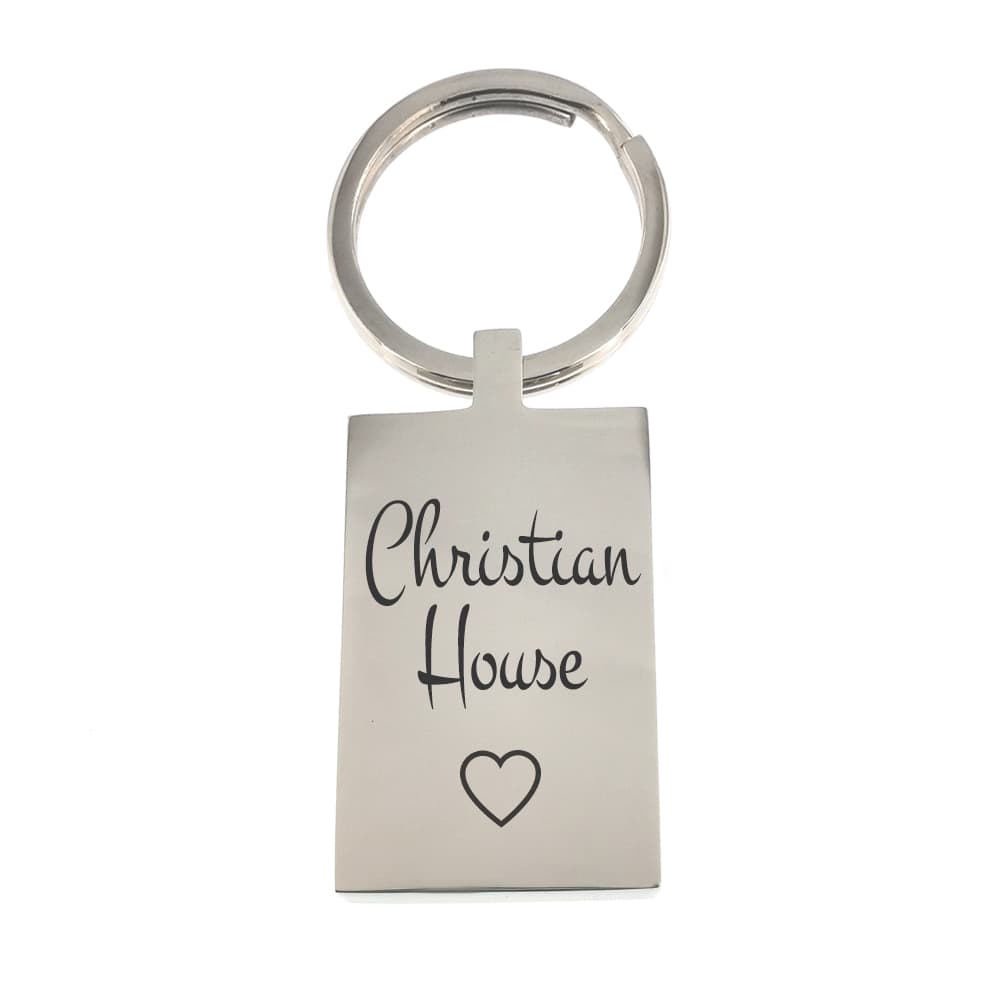 Porte-clé acier personnalisé - 0594