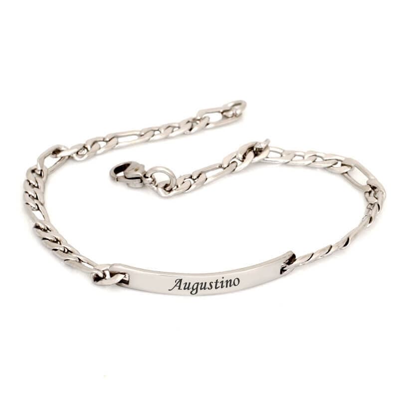 Gourmette acier personnalisée - 0940