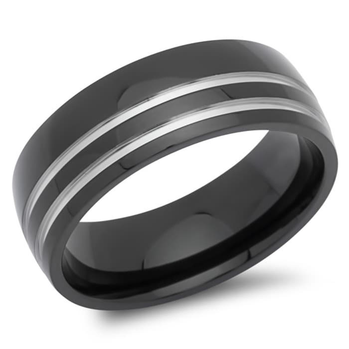 Bague acier personnalisée - 1011