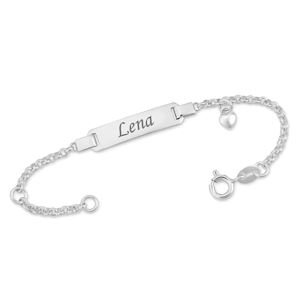 Gourmette argent personnalisée - 1098