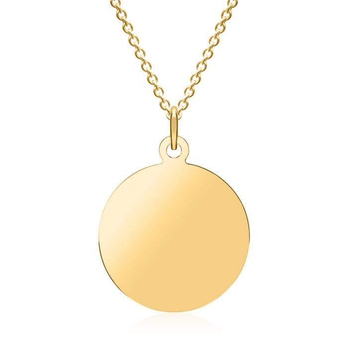 Pendentif or personnalisé - 1464