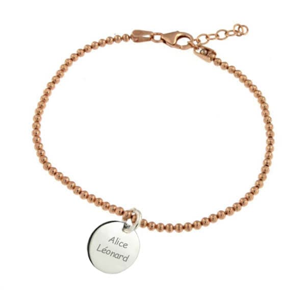 Bracelet argent personnalisé - 1748