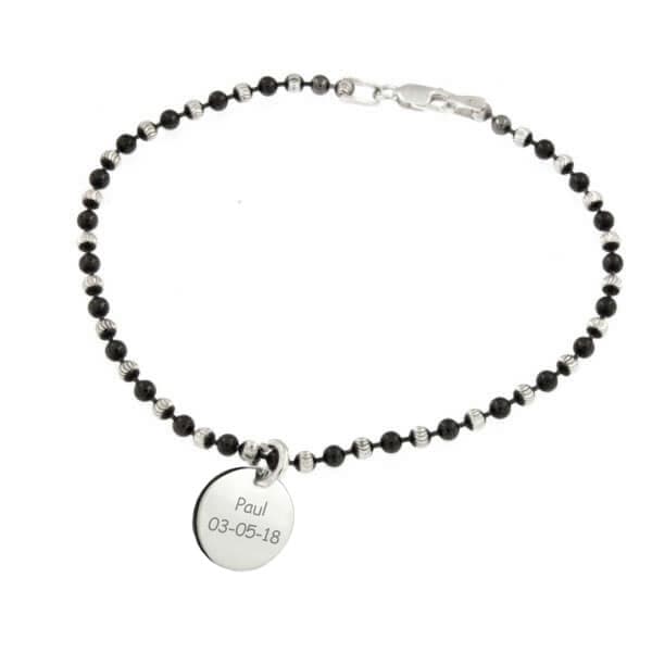 Bracelet argent personnalisé - 1749