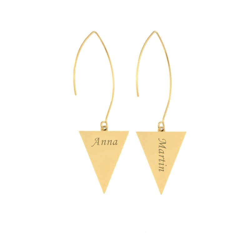 Boucles d'oreilles acier personnalisées - 1904