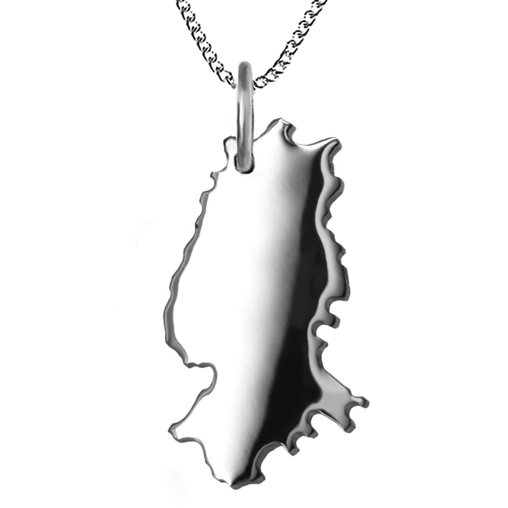 Pendentif argent Ibiza personnalisé - 2081