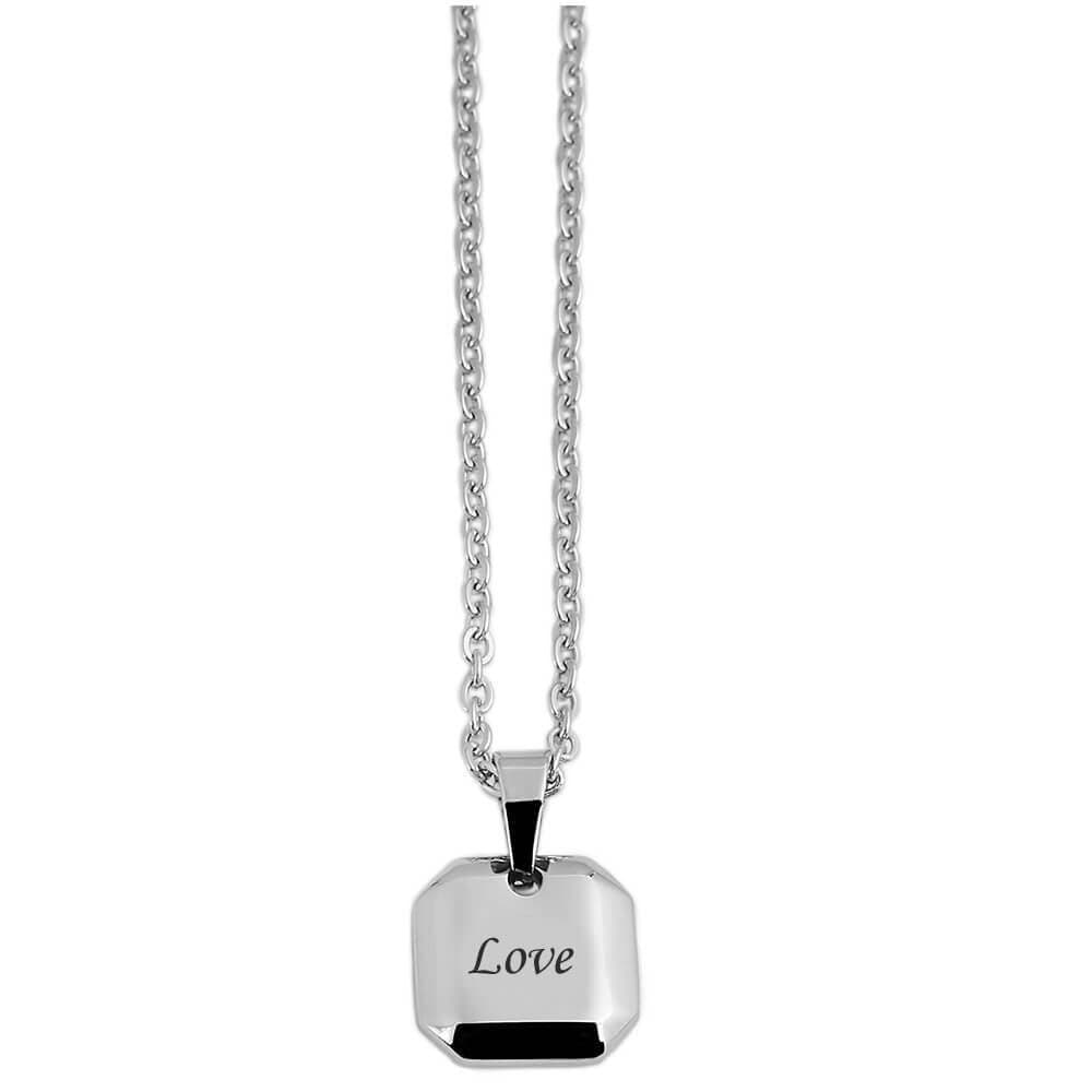 Pendentif acier personnalisé - 2100