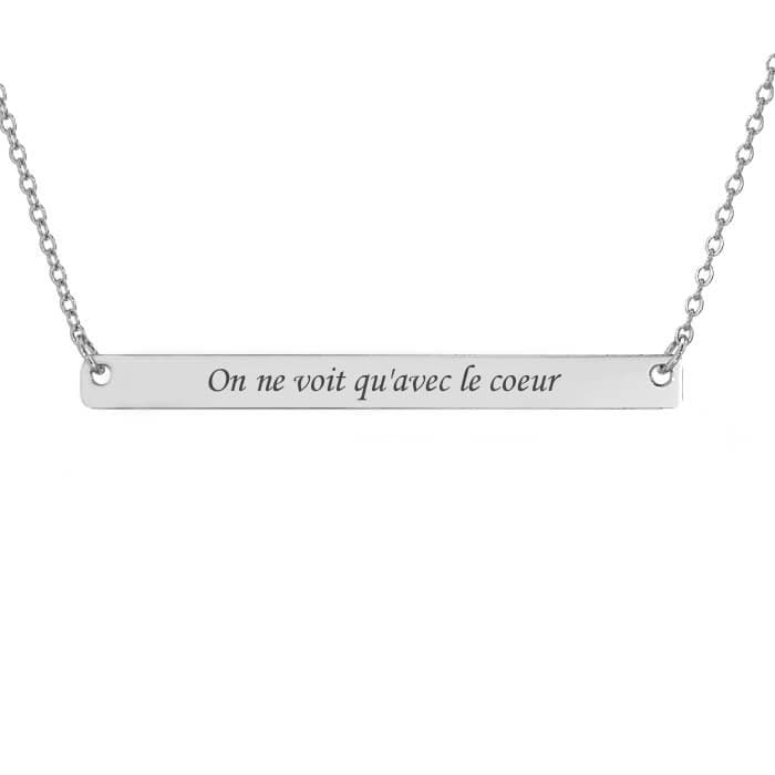 Pendentif acier personnalisé - 2111