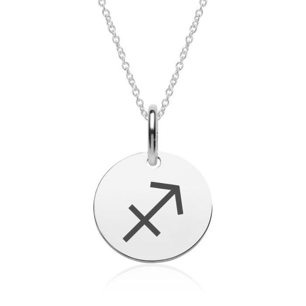 Pendentif astro sagittaire argent personnalisé - 2167
