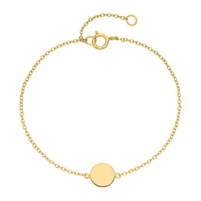 Bracelet argent doré personnalisé - 2290