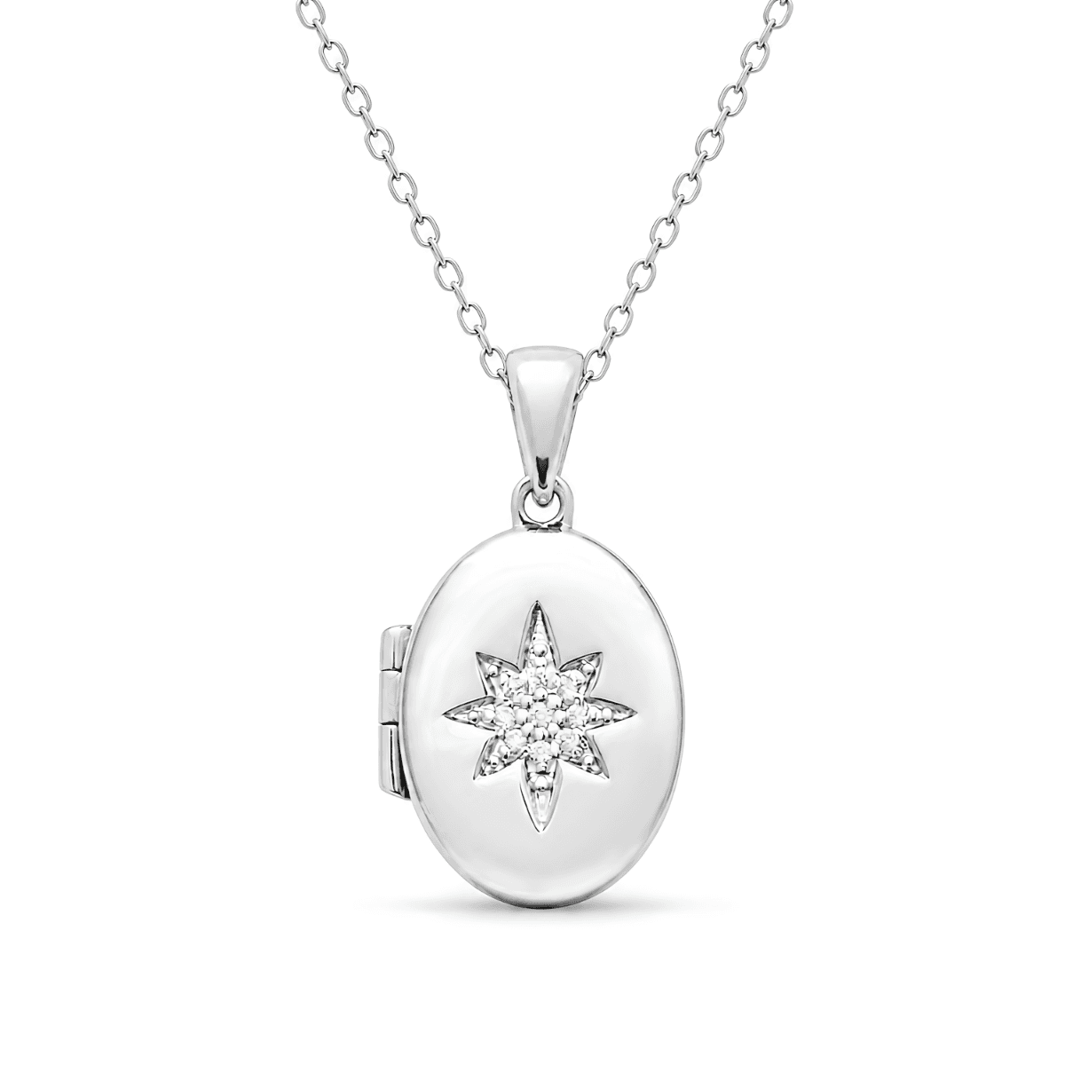 Pendentif photo argent personnalisé - 2365
