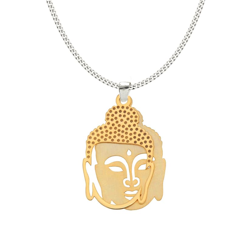 Pendentif tête de bouddha personnalisé - 2393