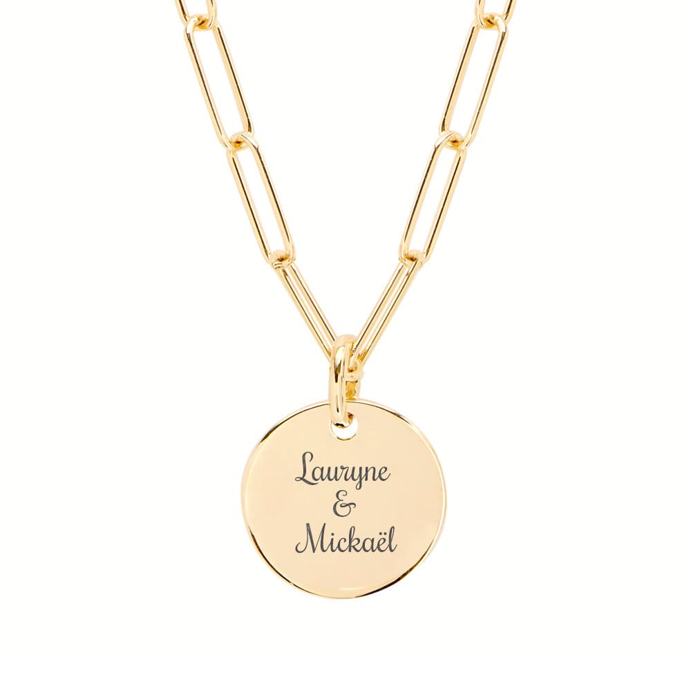 Collier maillons personnalisé -2412