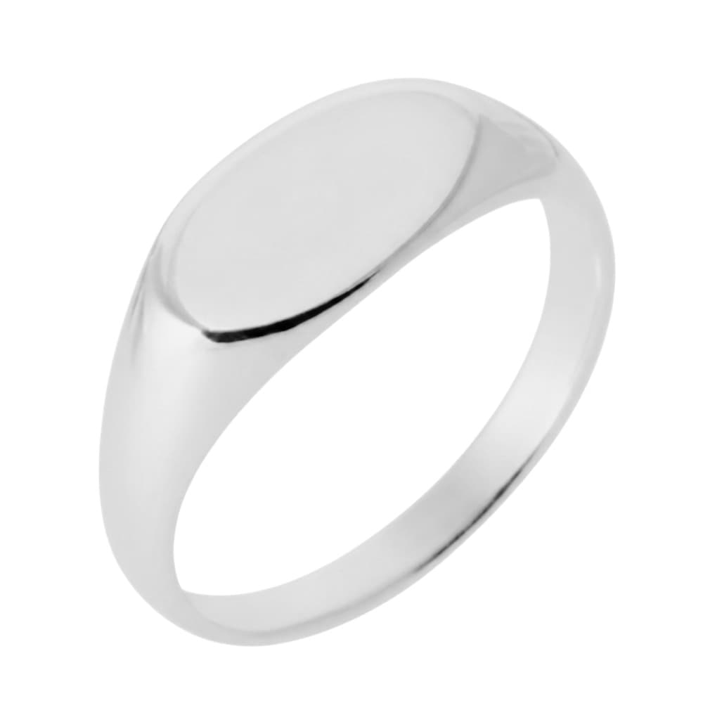 Bague chevalière argent personnalisée - 2466