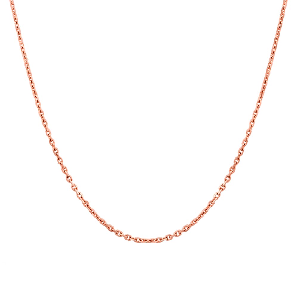 Chaîne forçat plaqué or rosé 1,5mm - 2617
