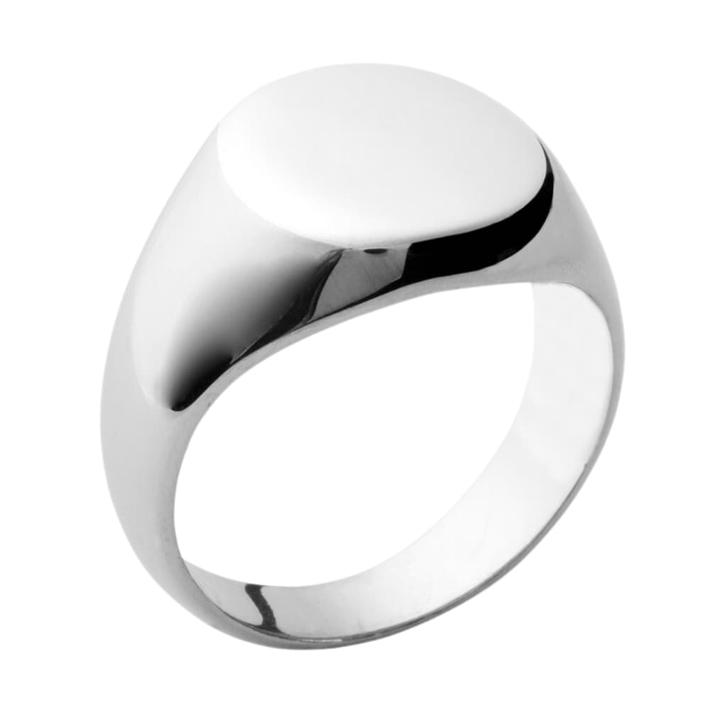 Chevalière argent personnalisée - 2736