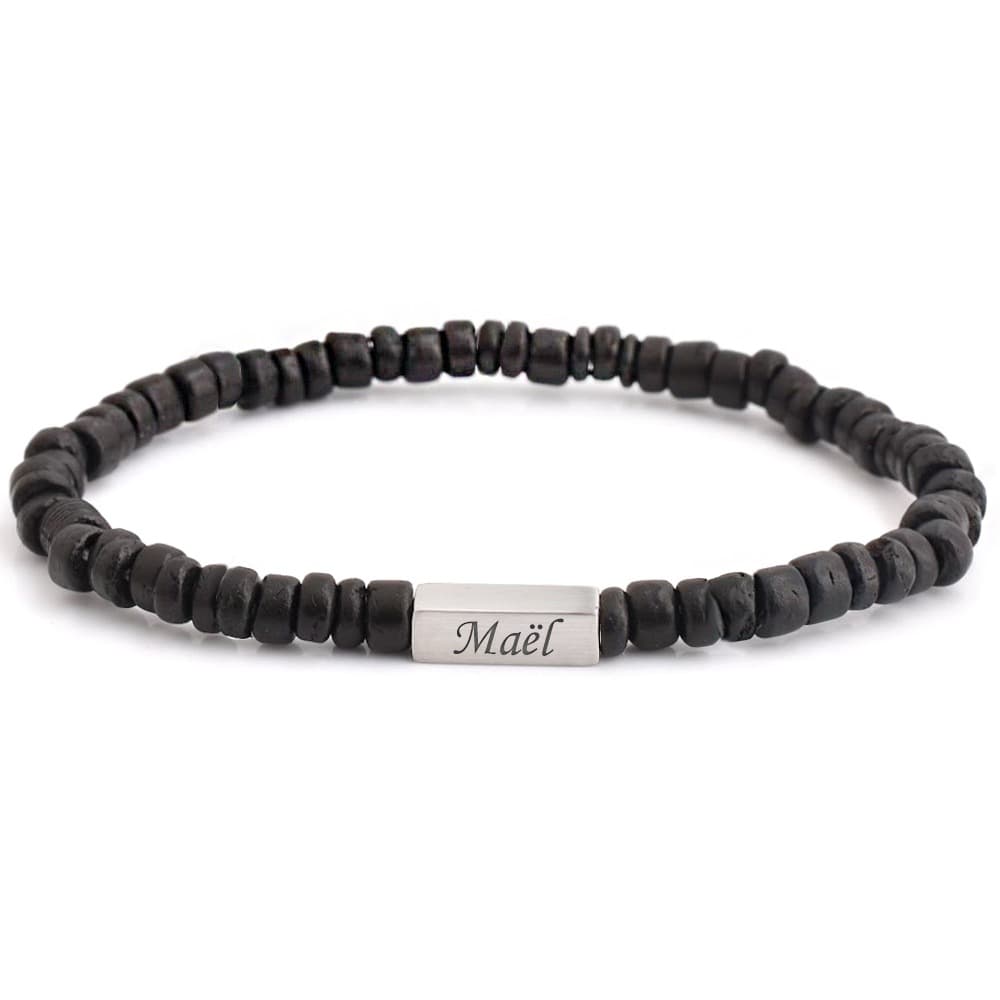 Bracelet coque de noix de coco personnalisé - 2942