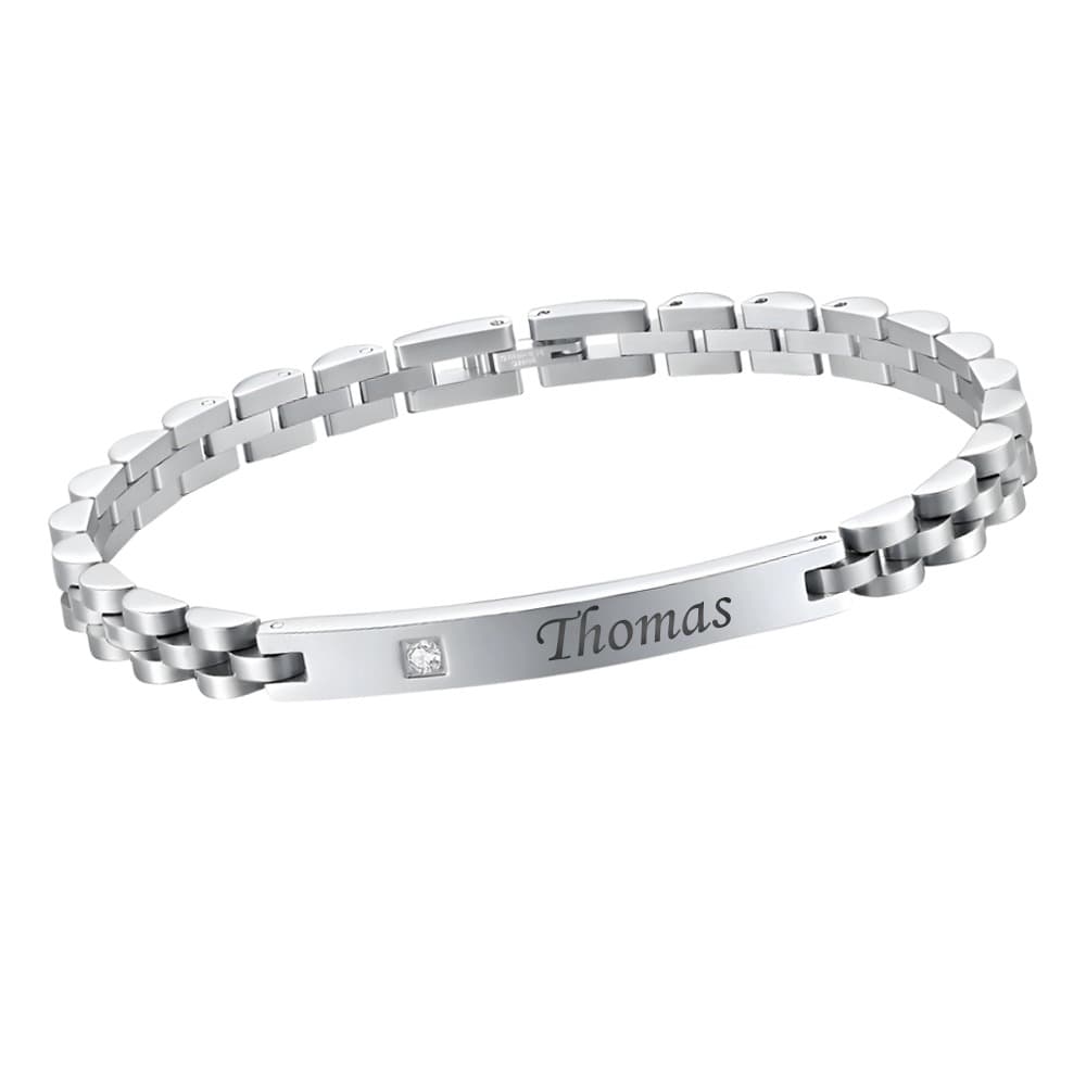 Bracelet acier personnalisé - 2945