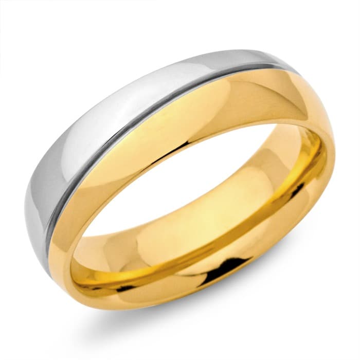 Bague acier personnalisée - 0356