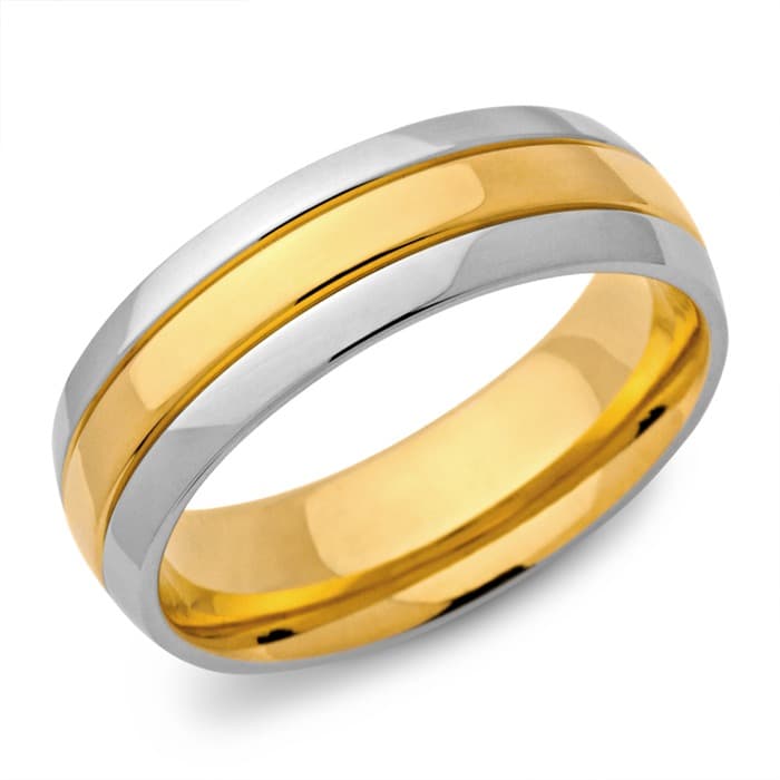 Bague acier personnalisée - 0358