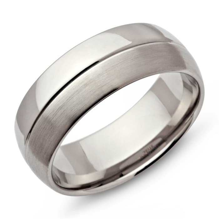 Bague acier personnalisée - 0364
