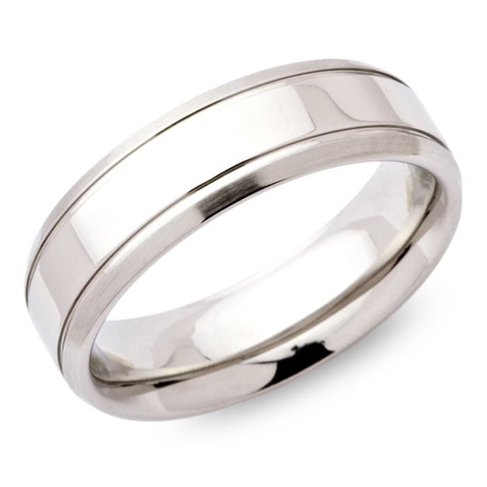 Bague acier personnalisée - 0371