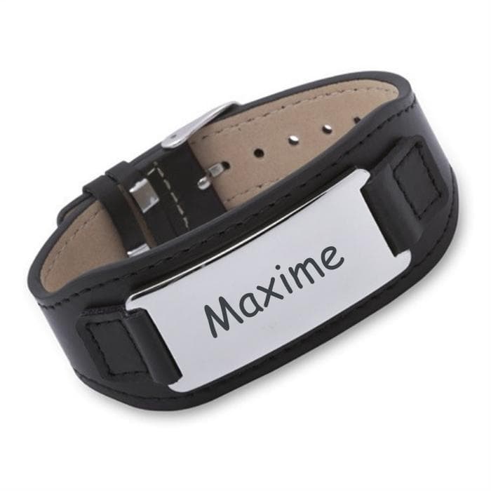 Bracelet cuir personnalisé - 0065