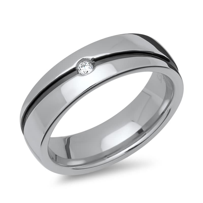 Bague acier personnalisée - 1447