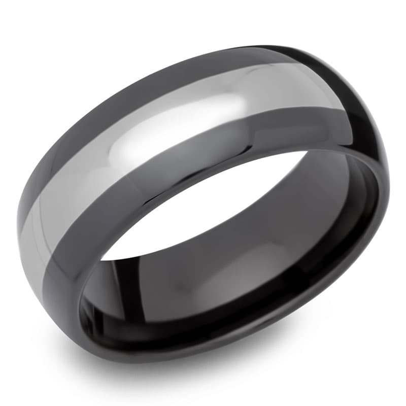 Bague tungstène personnalisée - 1468