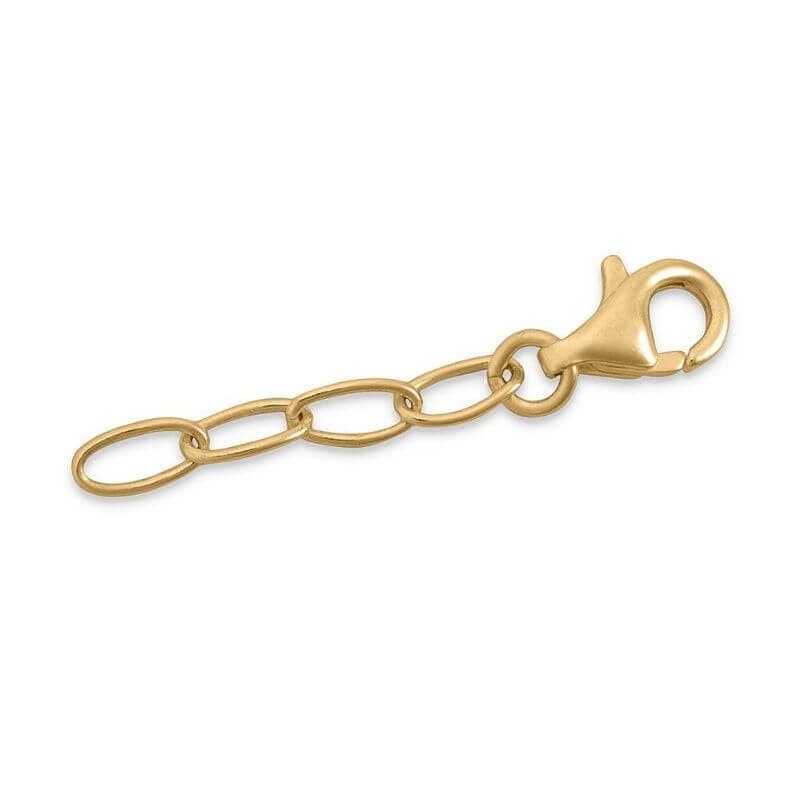 Chaîne d'extension argent doré personnalisée - 2319