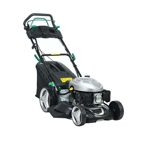 46-cm-Benzinrasenmäher mit 60-Liter-Fangkorb, stufenlosem Antrieb und Elektrostart