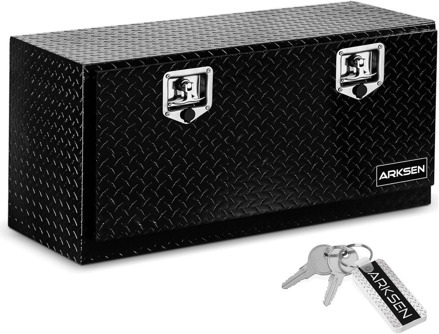 Werkzeugkasten für Pickup, 91,44 cm, Aluminium, schwarz, wasserdicht