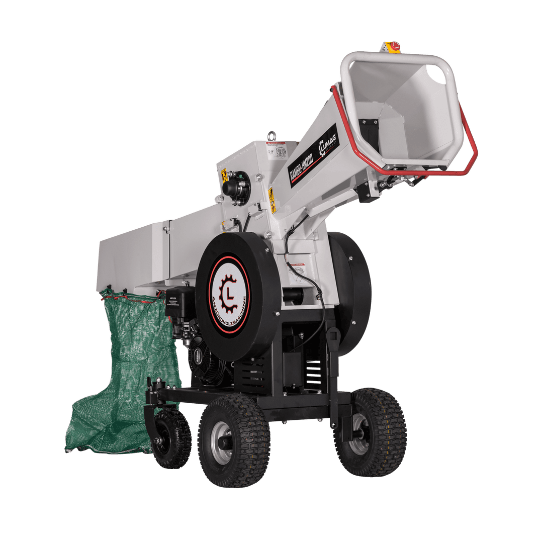 Lumag Rambo-HM200 Holzhäcksler mit 9-kW-Benzinmotor