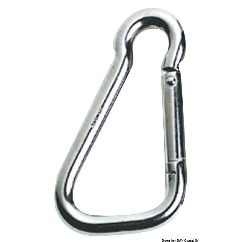 Mousquetons en inox grand passage Standard 61mm