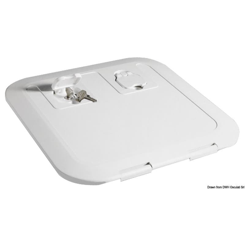 Trappe d'inspection FLUSH 520x465mm Crème RAL 9001
