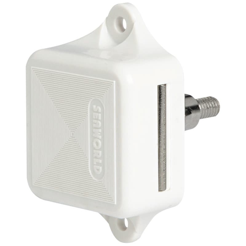 Déclic à bouton MEDIUM Blanc