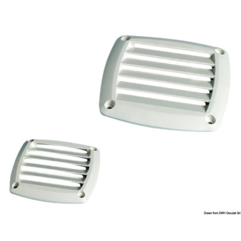 Grille pour prise d´air ABS Noir 125x125mm