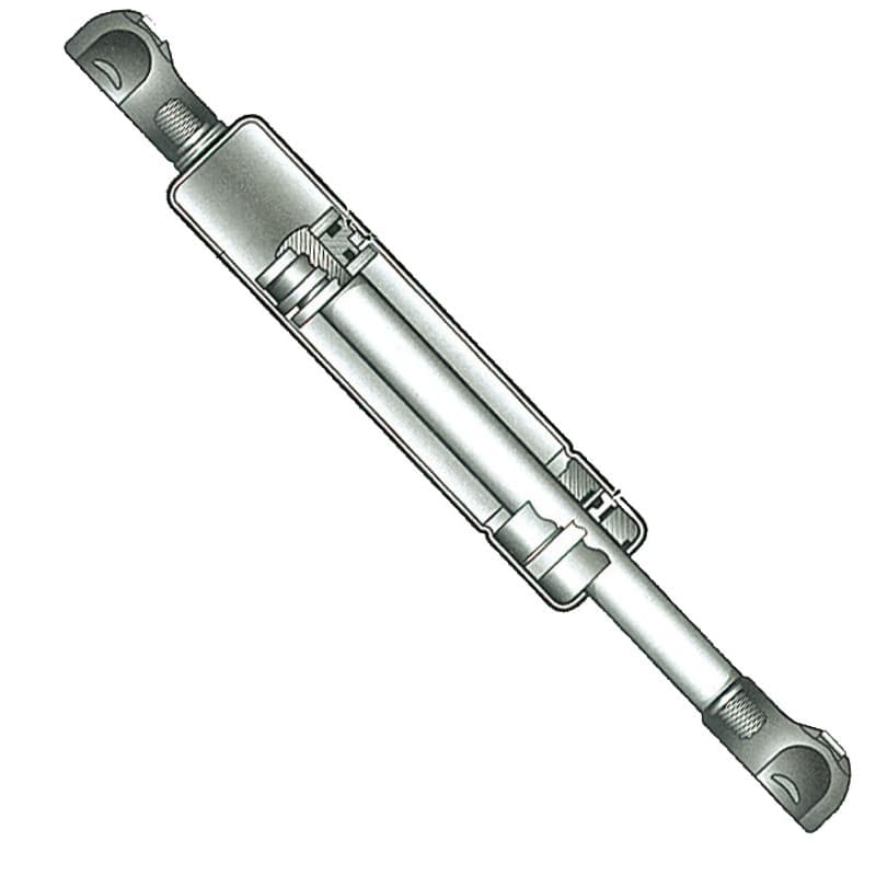 Ressort à gaz en inox à sphère 60 922mm 22