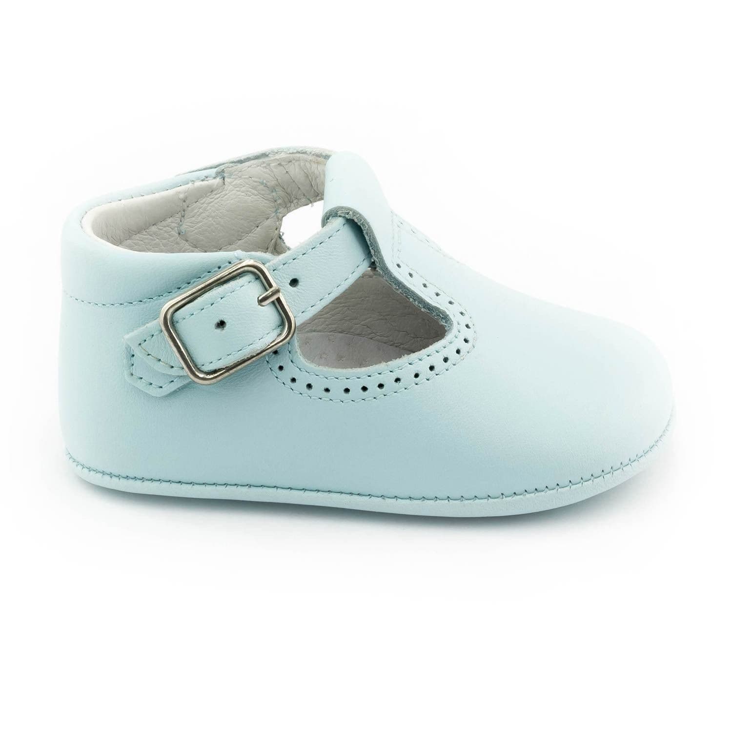 Boni Johan – Chaussons Bébé en Cuir Souple - 17 - Bleu