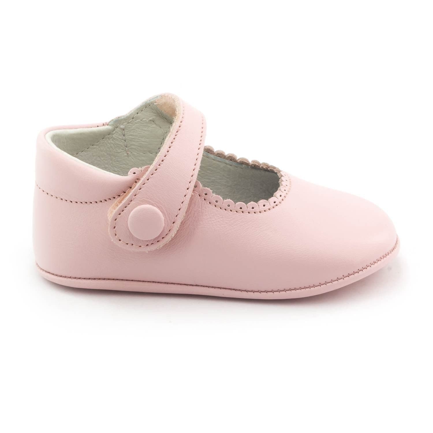 Chaussons bébé en cuir souple, Boni Thérèse - 17 - Rose