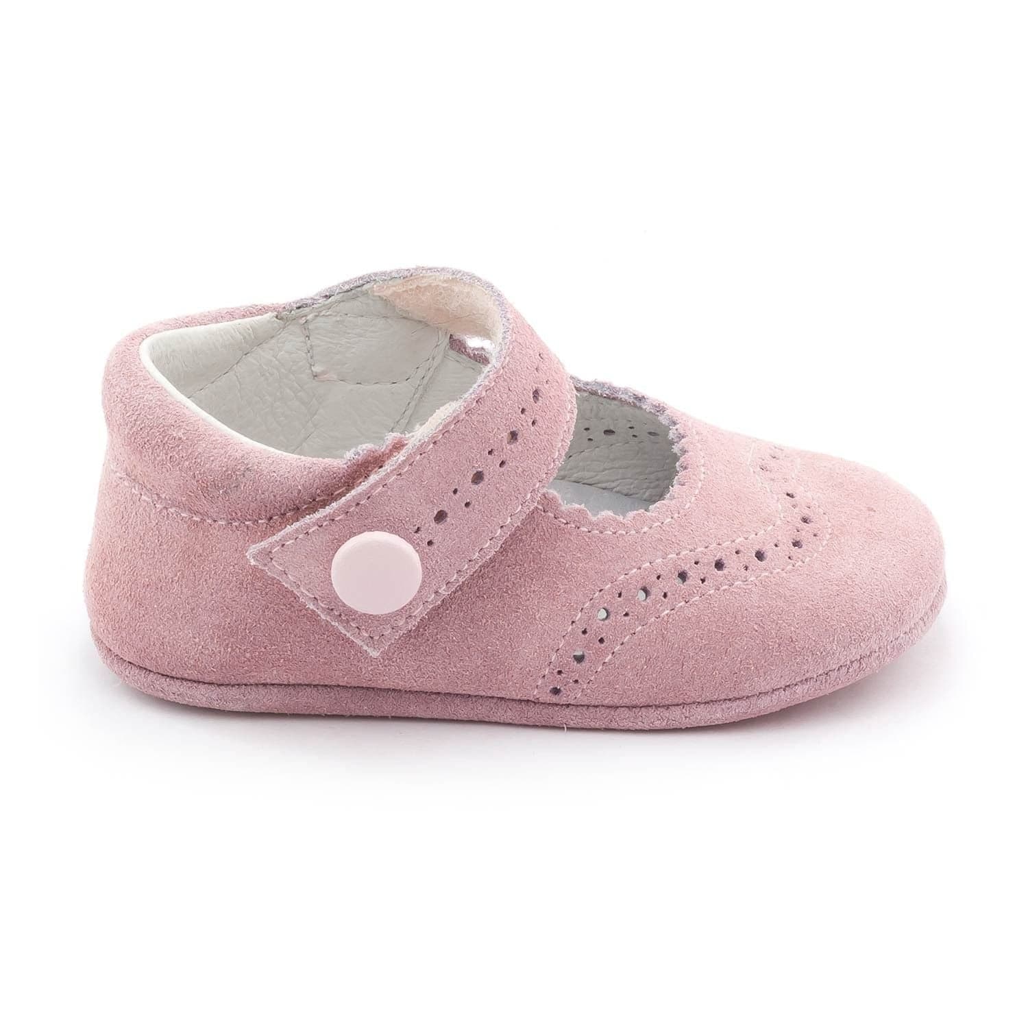 Chaussons bébé en daim souple, Boni Minnie - 20 - Rose