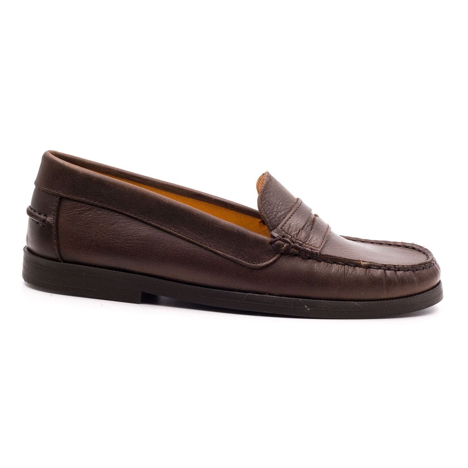 Mocassin enfant garçon et fille en cuir, Boni Horace - 40 - Marron