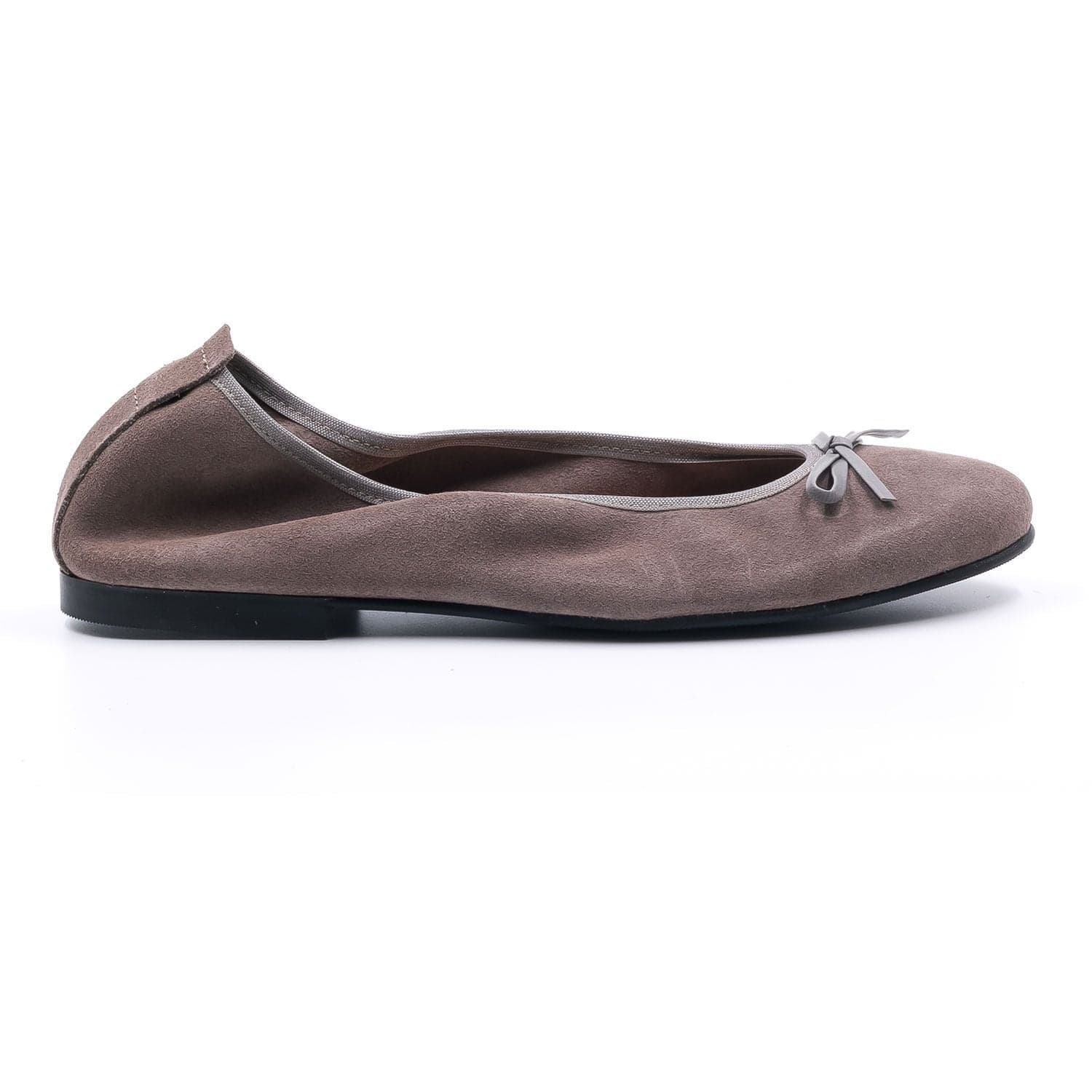 ballerine souple en daim grise ou bleu marine - Boni&Sidonie - 28 - Daim Gris Souris