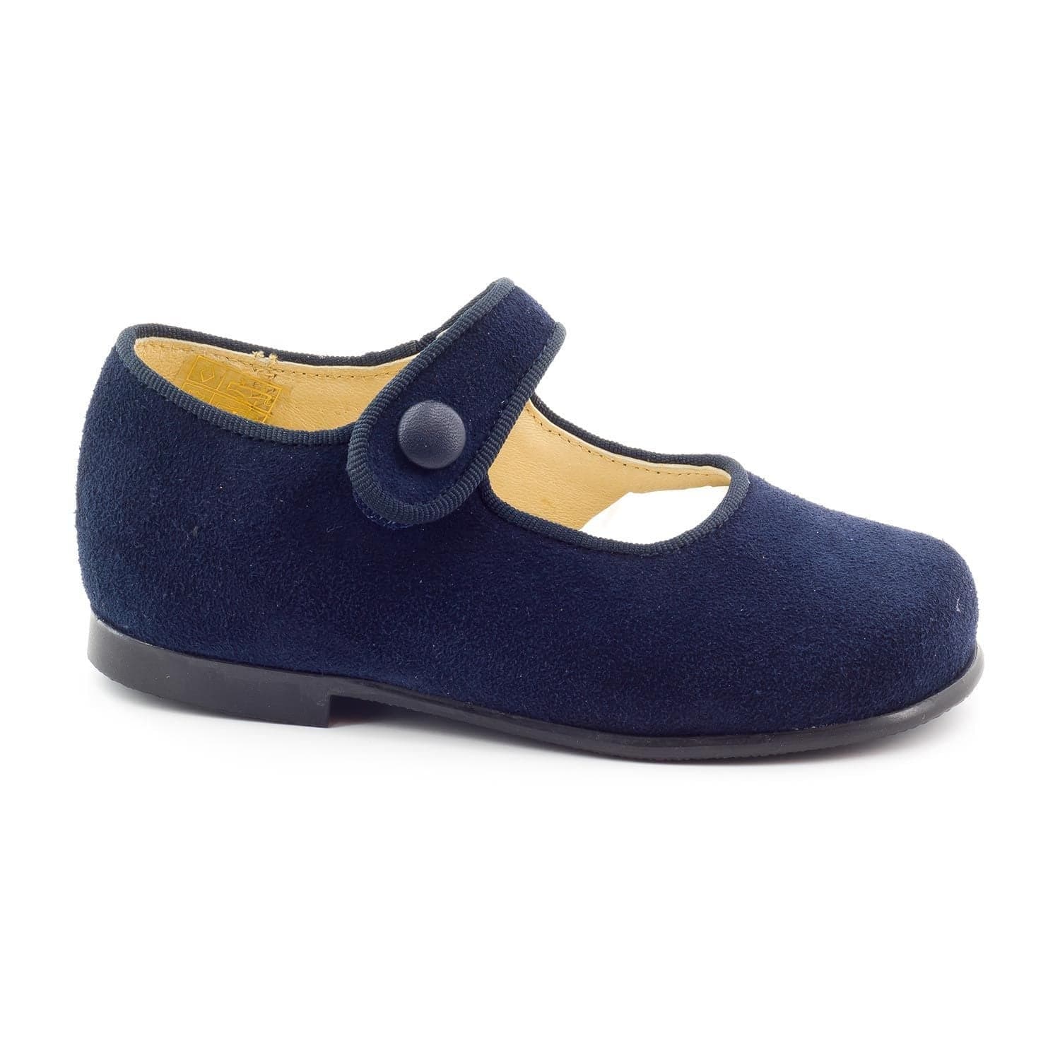 Ballerine pour bébé fille en daim, Boni Athénaïs - 19 - Daim Bleu Marine