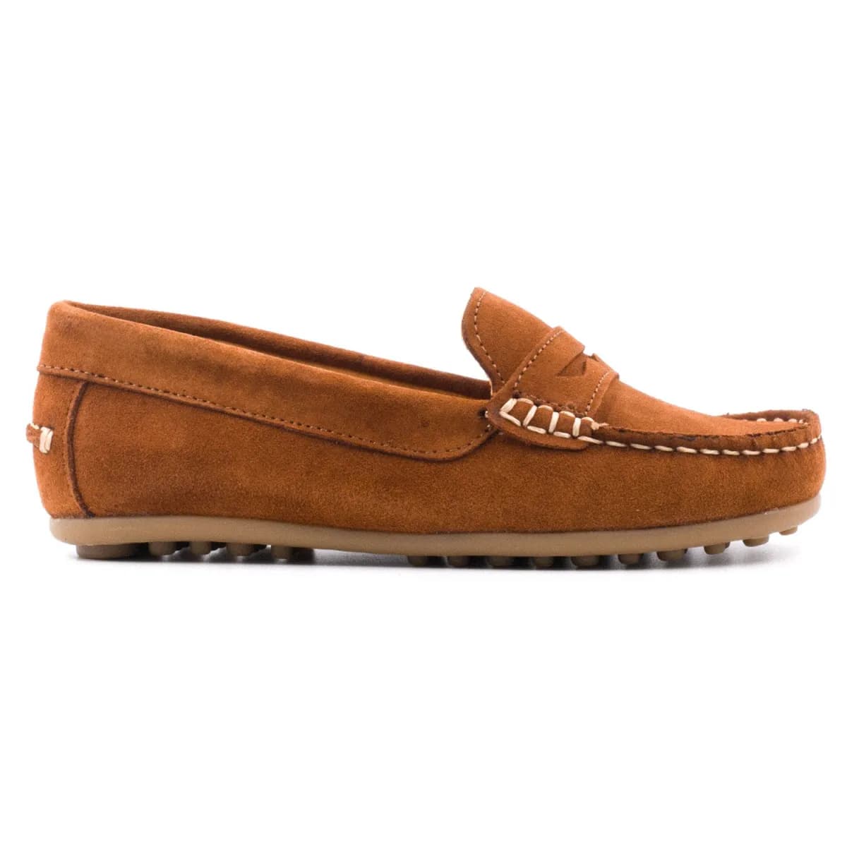 Mocassins enfant | Boni Ambroise | Boni&Sidonie - 40 - Daim Beige Foncé