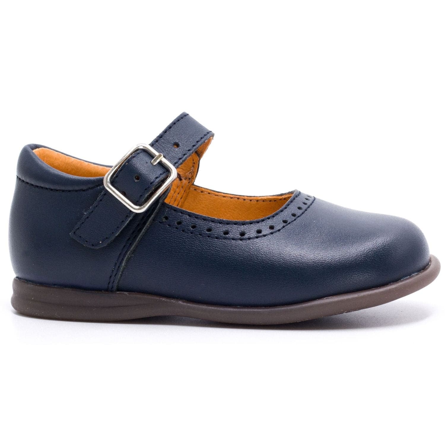 Chaussures babies fille en cuir - Boni Oriane - 19 - Bleu Marine