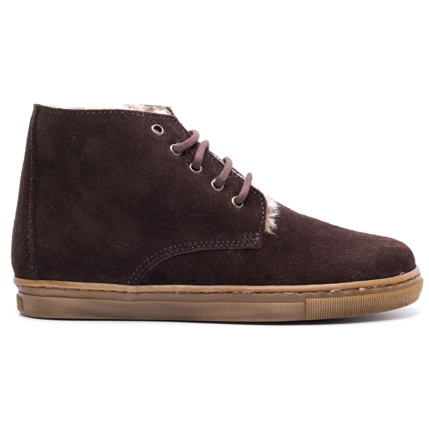 Boots fourrées en laine de mouton - Boni Joe - 29 - Daim Marron